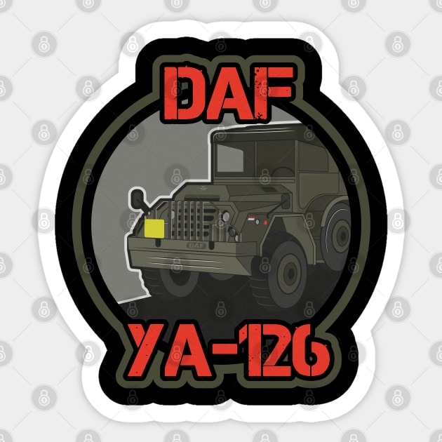 DAF YA-126 Sticker by MILIVECTOR